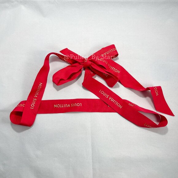 LOUIS VUITTON Medium Orange Pullout Drawer Box (7" x 7" x 2") + Ribbon & Misc. - Picture 13 of 16